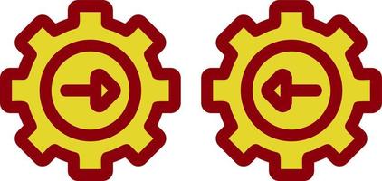 Backward Compatibility Vector Icon Design