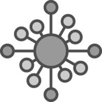 Biological Network Vector Icon Design