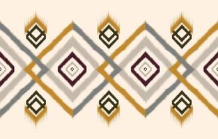 Abstract ethnic geometric ikat pattern. oriental African American Mexican Aztec motif textile and bohemian pattern vector elements. designed for background, wallpaper, print .vector ikat pattern.
