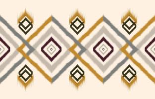 Abstract ethnic geometric ikat pattern. oriental African American Mexican Aztec motif textile and bohemian pattern vector elements. designed for background, wallpaper, print .vector ikat pattern.