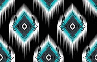 Ikat pattern design.Eethnic ikat pattern oriental African American Indonesia, Asia, Aztec motif textile and bohemian.design for background, wallpaper,carpet print, fabric, batik .vector ikat pattern. vector