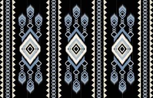 Ikat pattern design.Eethnic ikat pattern oriental African American Indonesia, Asia, Aztec motif textile and bohemian.design for background, wallpaper,carpet print, fabric, batik .vector ikat pattern. vector