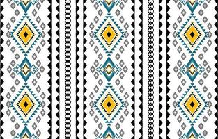 Ikat pattern design.Eethnic ikat pattern oriental African American Indonesia, Asia, Aztec motif textile and bohemian.design for background, wallpaper,carpet print, fabric, batik .vector ikat pattern. vector