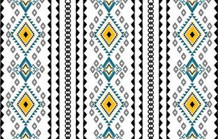 Ikat pattern design.Eethnic ikat pattern oriental African American Indonesia, Asia, Aztec motif textile and bohemian.design for background, wallpaper,carpet print, fabric, batik .vector ikat pattern. vector