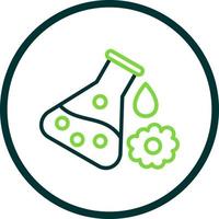 Chemical Reaction Vector Icon Design