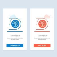 Abstract Circulation Cycle Disruptive Endless  Blue and Red Download and Buy Now web Widget Card Template vector