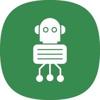 Nano Robot Vector Icon Design