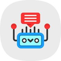 Chatbot Vector Icon Design