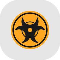 Bio Hazard Vector Icon Design