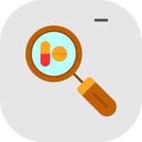 Drug Discovery Vector Icon Design