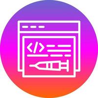 Code Injection Vector Icon Design