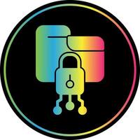 Data Encryption Vector Icon Design