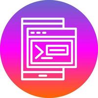 Terminal Vector Icon Design