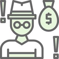 Robbery Vector Icon Design