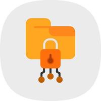 Data Encryption Vector Icon Design
