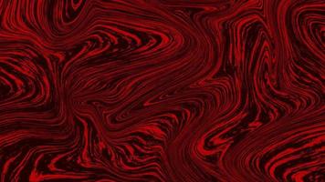 Dark abstract motion background in red and black, with irregular moving shapes rotating smoothly. 4k video