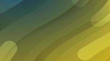 Yellow dark smooth abstract elegant liquid animation background. Seamless looping animation. video