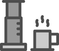 Aeropress Vector Icon Design