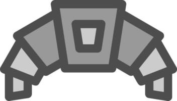 Croissant Vector Icon Design