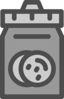 Cookie Jar Vector Icon Design