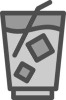 Milkshake Vector Icon Design