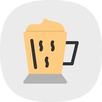 Coffee Latte Vector Icon Design