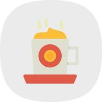 diseño de icono de vector de capuchino