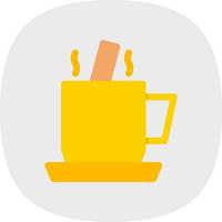 Coffee Mixing Vector Icon Design