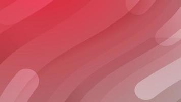 Red and white gradient smooth abstract elegant liquid animation background. Seamless looping animation. video