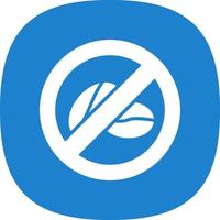 No Caffeine Vector Icon Design