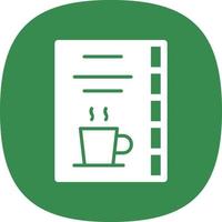 Coffee Card Vector Icon Design
