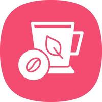 Mint Coffee Vector Icon Design