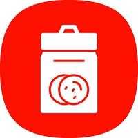 Cookie Jar Vector Icon Design