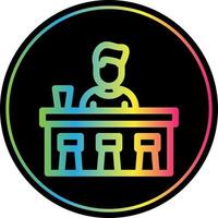 Bar Counter Vector Icon Design