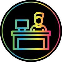 Bar Cashier Vector Icon Design