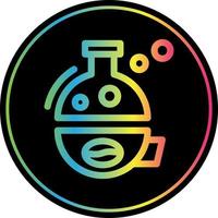 diseño de icono de vector de ciencia de café