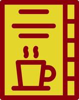 diseño de icono de vector de tarjeta de café