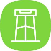 Bar Stool Vector Icon Design