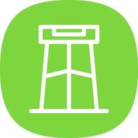 Bar Stool Vector Icon Design