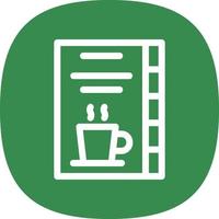 Coffee Card Vector Icon Design
