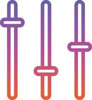 Sliders Vector Icon Design