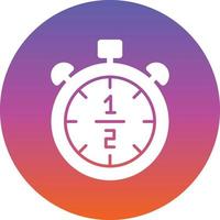 Half Time Vector Icon Design