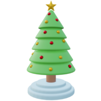 Tree Christmas 3D png