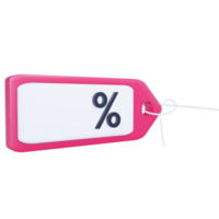 Label Discount 3D png