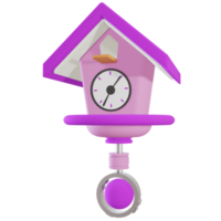 reloj de pared 3d png