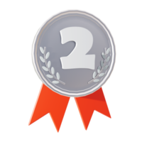Silver Medal 3D png