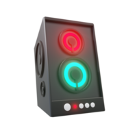 altavoz de sonido 3d png