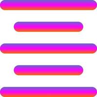 Align Vector Icon Design