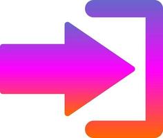 Log In Vector Icon Design