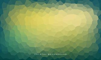 Gradient crystal background with green color domination. Can be used for banner, poster, brochure, web page, cover, and other. Eps10 Vector design